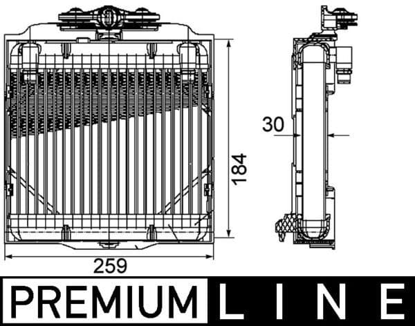 Radiator racire ulei, cutie de viteze automata MAHLE BEHR *** PREMIUM LINE *** CLC 102 000P