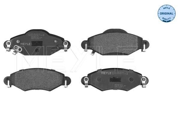 set placute frana,frana disc MEYLE -ORIGINAL: True to OE. 025 233 4017/W