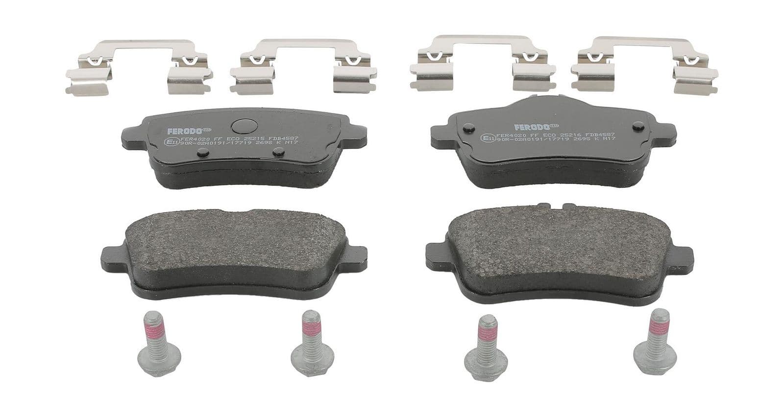 set placute frana,frana disc FERODO FUSE+ Technology FDB4587