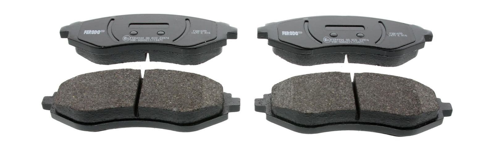 set placute frana,frana disc FERODO PREMIER ECO FRICTION FDB1699