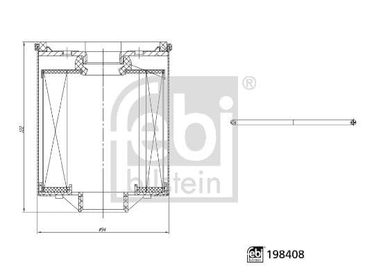 filtru combustibil FEBI BILSTEIN 198408