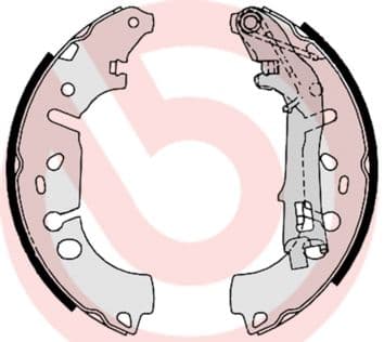 Set saboti frana BREMBO ESSENTIAL LINE S 23 531