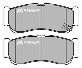 set placute frana,frana disc MOTAQUIP LVXL1389
