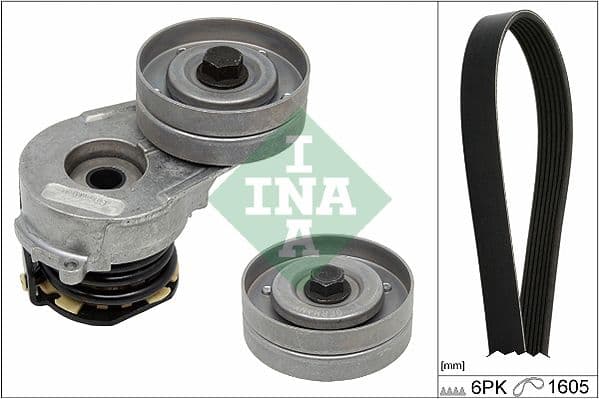 Set curea transmisie cu caneluri Schaeffler INA 529 0330 10