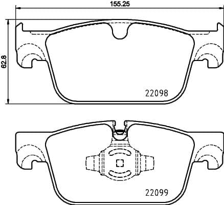 set placute frana,frana disc BREMBO PRIME LINE P 86 028