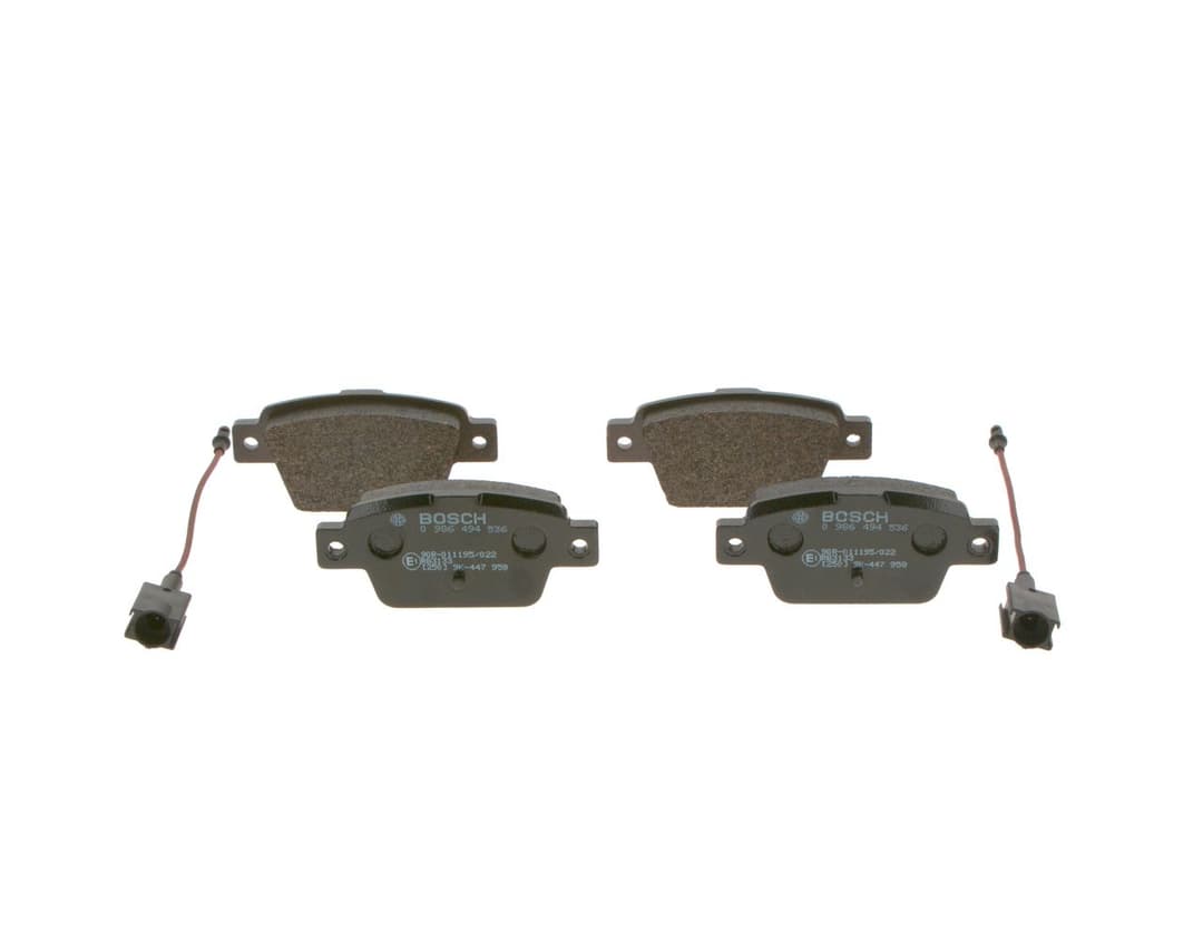 set placute frana,frana disc BOSCH 0 986 494 536
