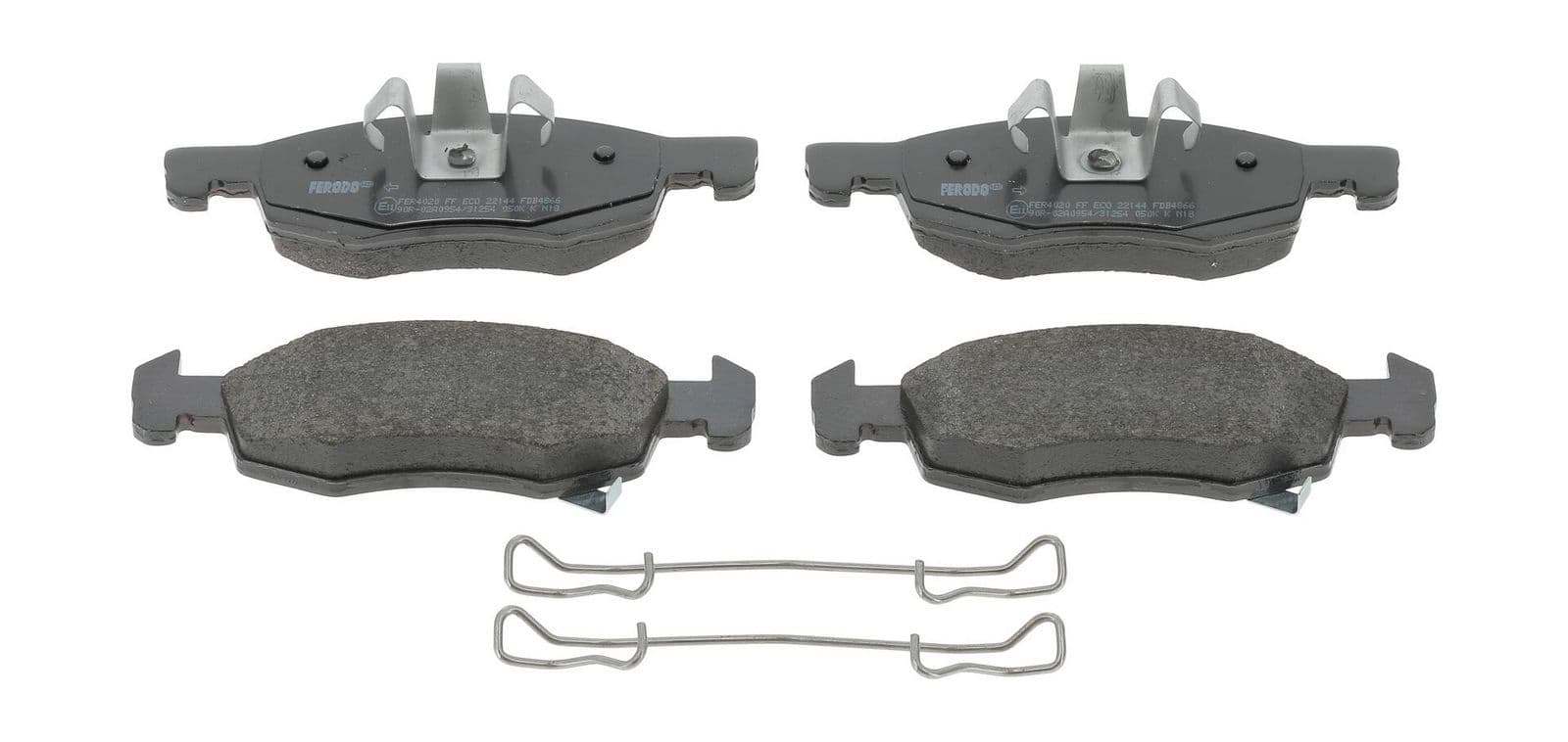 set placute frana,frana disc FERODO PREMIER ECO FRICTION FDB4866