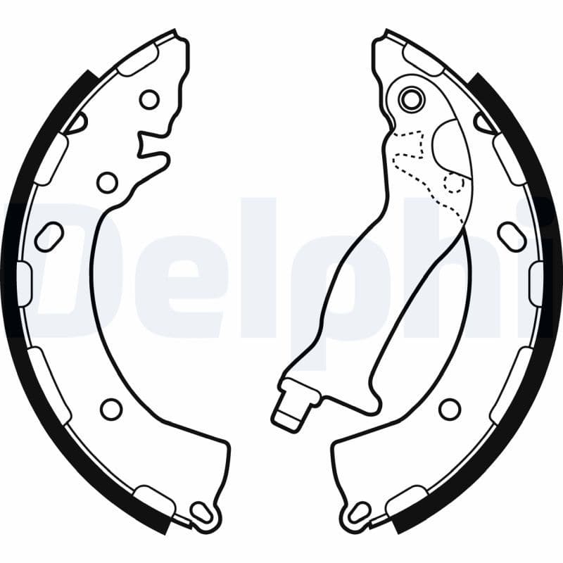 Set saboti frana DELPHI LS2087