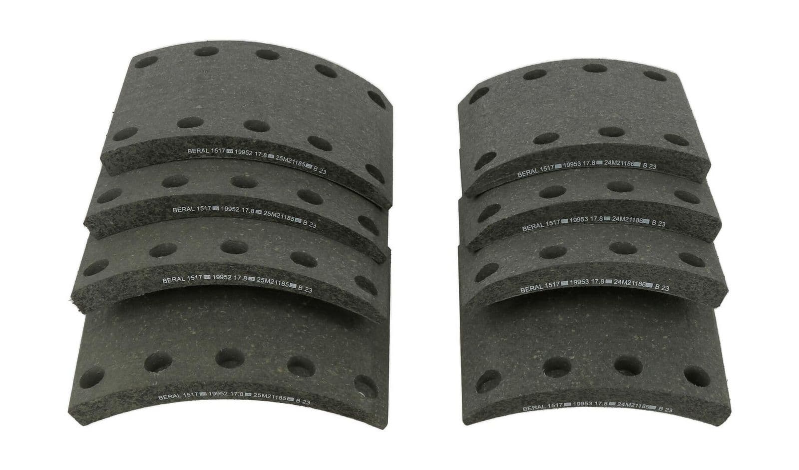 Set garnituri de frictiune, frana tambur BERAL KBL19952.0-1517