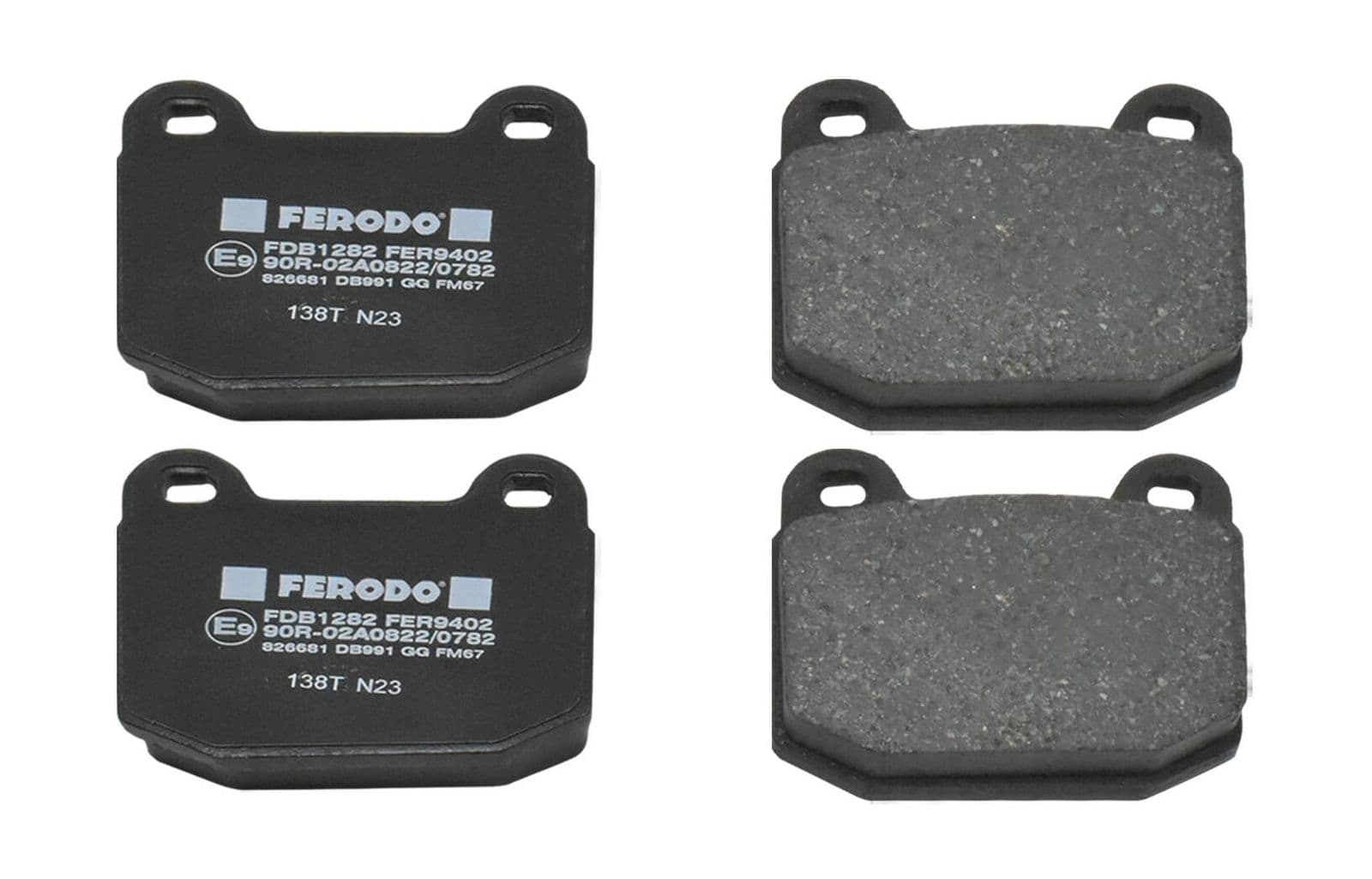 set placute frana,frana disc FERODO FDB1282