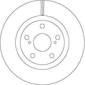 Disc frana TRW DF6675