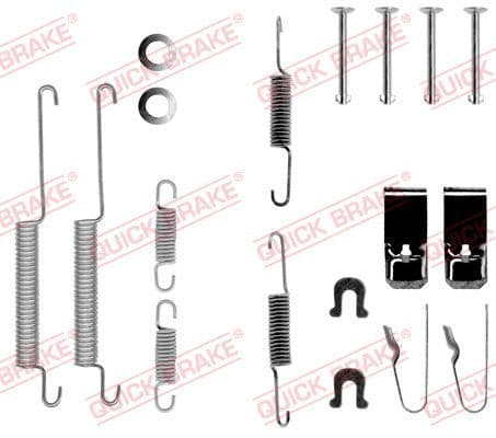 Set accesorii, sabot de frana QUICK BRAKE 105-0654