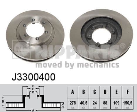 Disc frana NIPPARTS J3300400