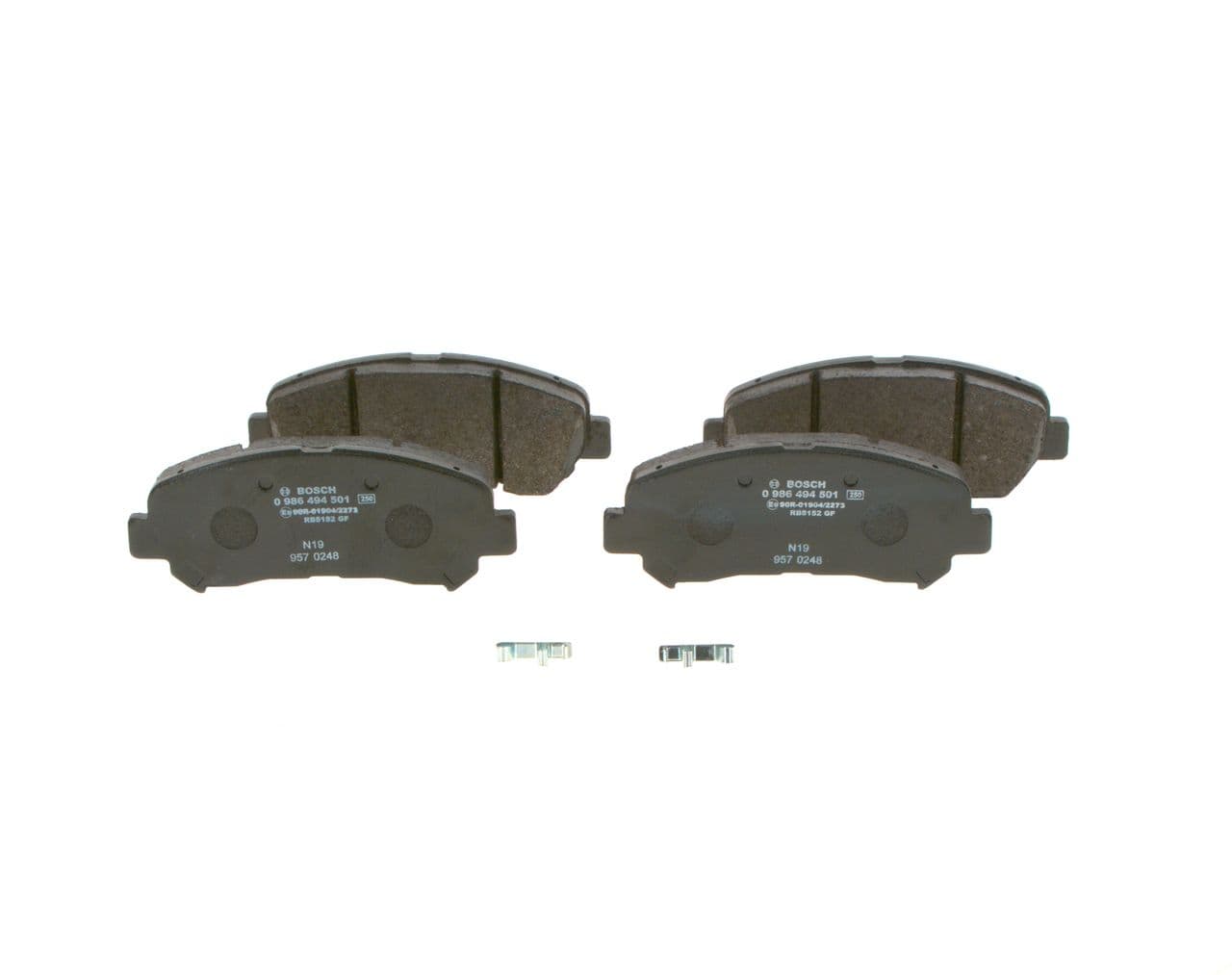 set placute frana,frana disc BOSCH 0 986 494 501