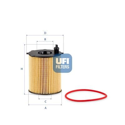Filtru ulei UFI 25.187.00