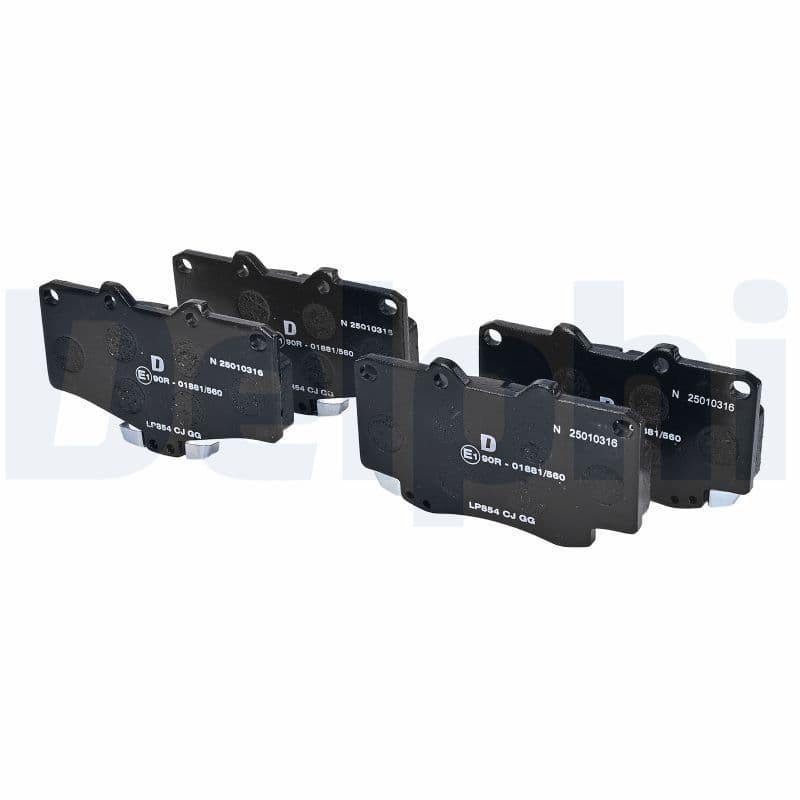 set placute frana,frana disc DELPHI LP854