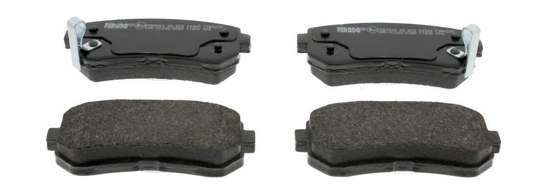 set placute frana,frana disc FERODO PREMIER ECO FRICTION FDB4235