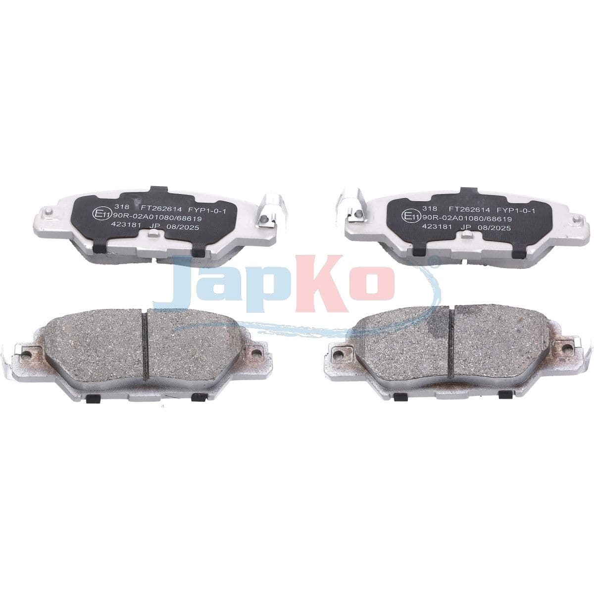 set placute frana,frana disc JAPKO 51318