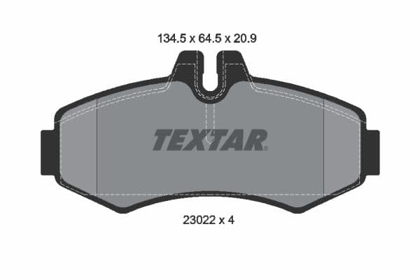 set placute frana,frana disc TEXTAR Q+ 2302201