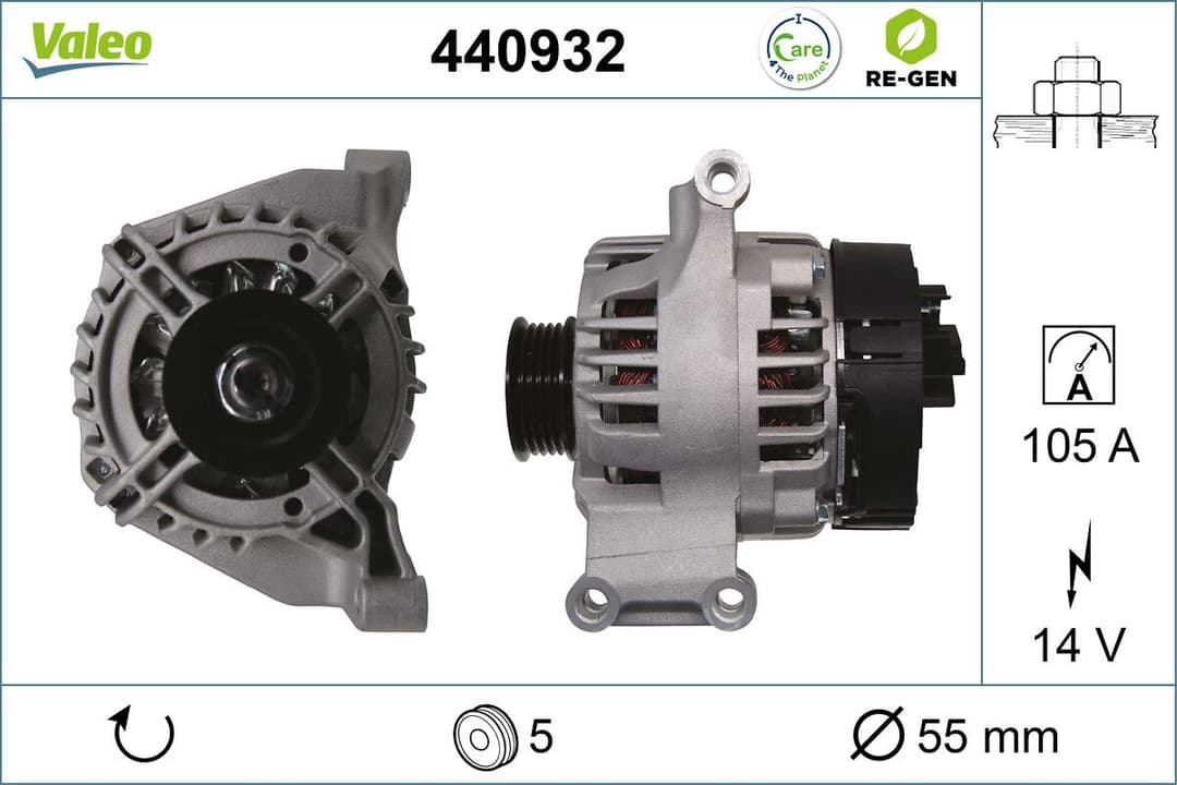 Generator / Alternator VALEO 440932