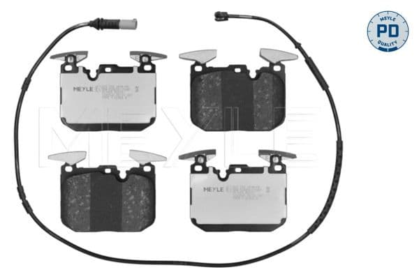 set placute frana,frana disc MEYLE -PD: Advanced performance and design. 025 250 2818/PD