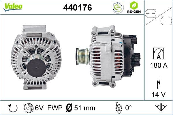 Generator / Alternator VALEO 440176