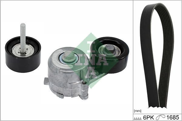 Set curea transmisie cu caneluri Schaeffler INA 529 0421 10