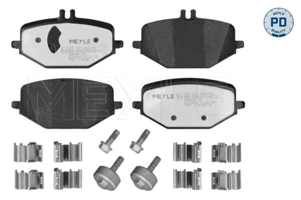 set placute frana,frana disc MEYLE 025 227 2420/PD