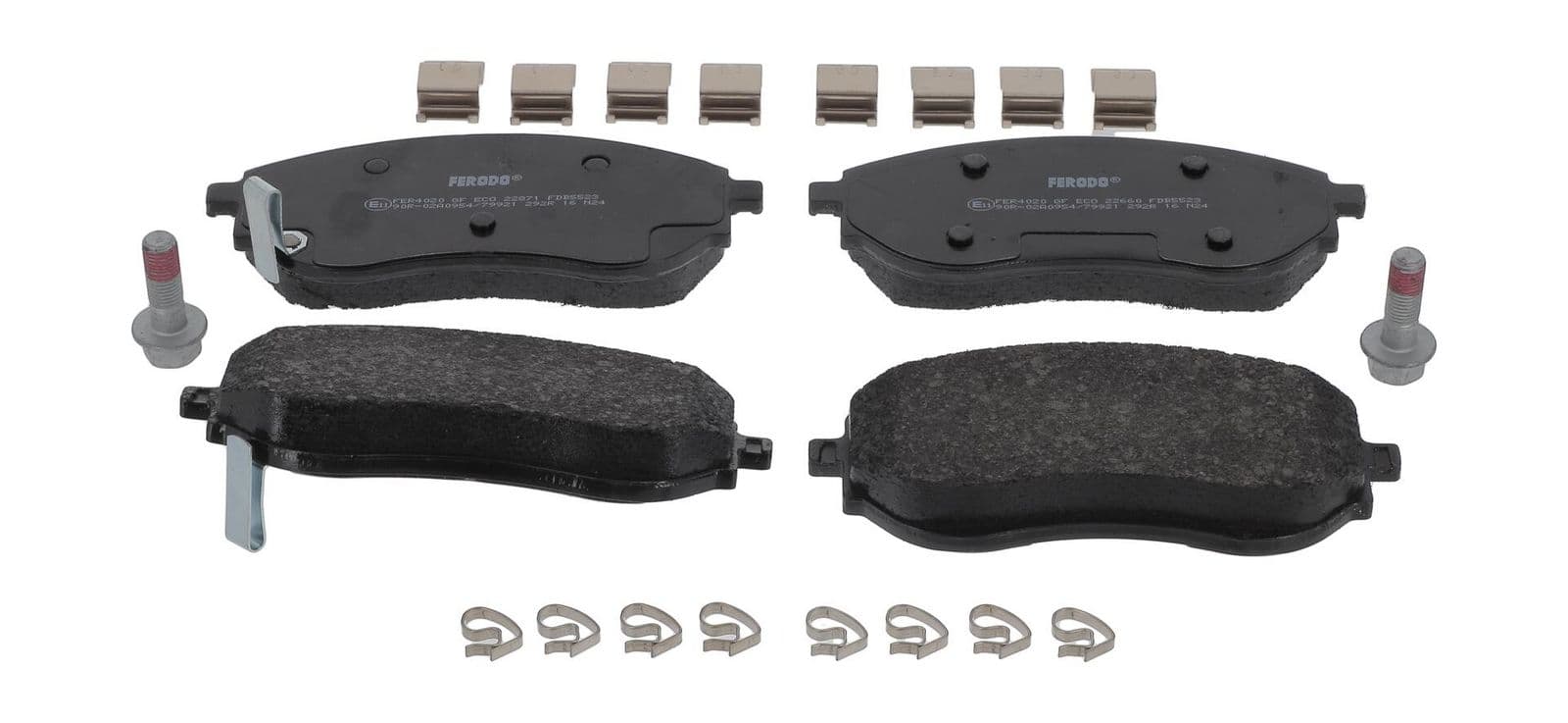 set placute frana,frana disc FERODO PREMIER ECO FRICTION FDB5523