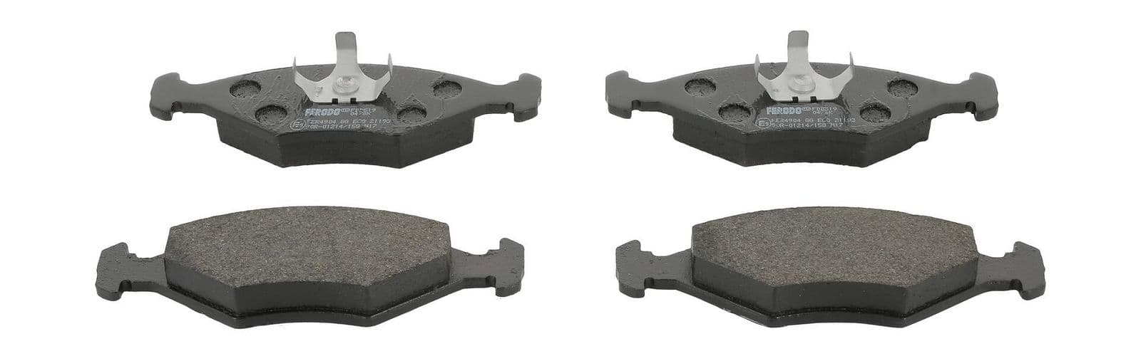 set placute frana,frana disc FERODO PREMIER ECO FRICTION FDB519