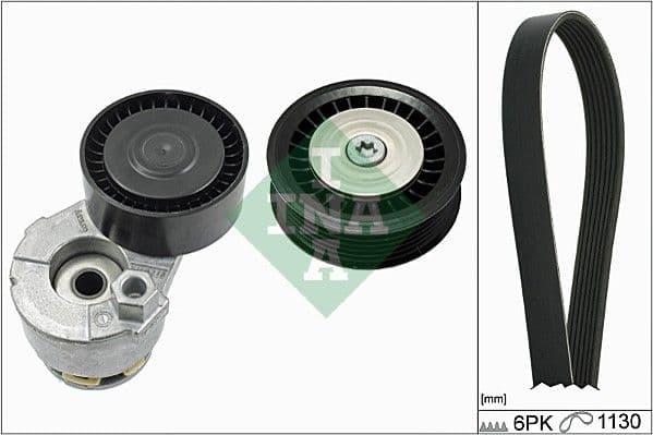 Set curea transmisie cu caneluri Schaeffler INA 529 0165 10