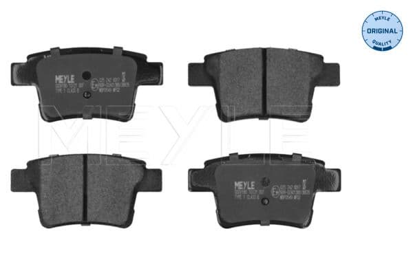 set placute frana,frana disc MEYLE -ORIGINAL: True to OE. 025 242 6017