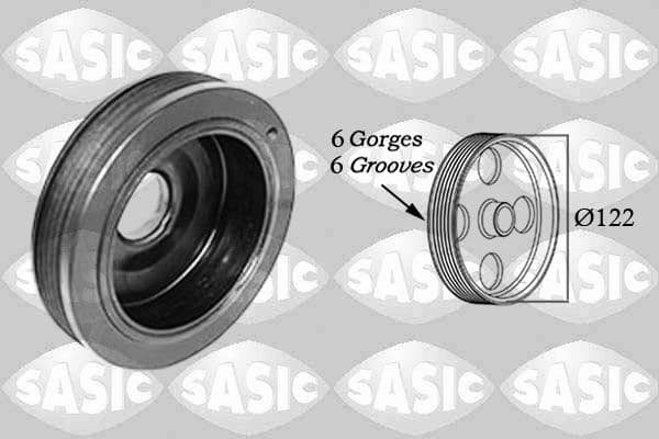 Fulie curea, arbore cotit SASIC 2154025