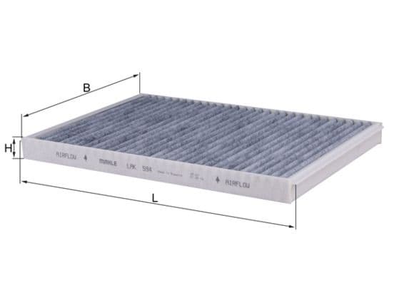 Filtru, aer habitaclu MAHLE LAK 594