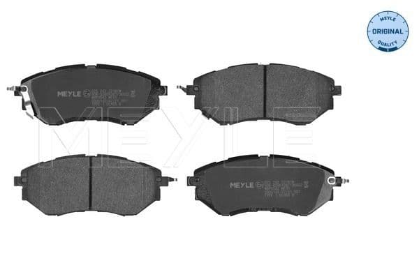 set placute frana,frana disc MEYLE -ORIGINAL: True to OE. 025 242 2218/W