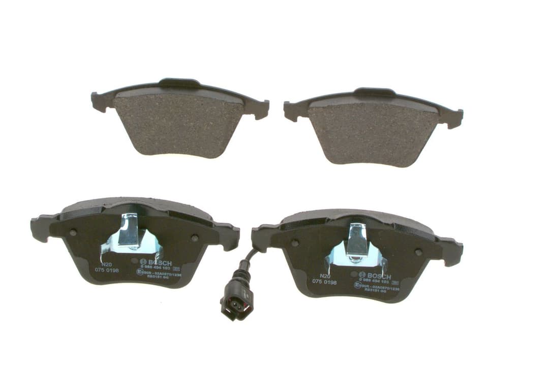 set placute frana,frana disc BOSCH 0 986 494 103