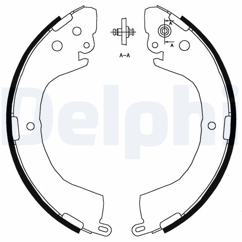 Set saboti frana DELPHI LS1826