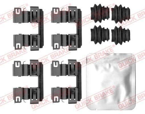 Set accesorii, placute frana QUICK BRAKE 109-0186