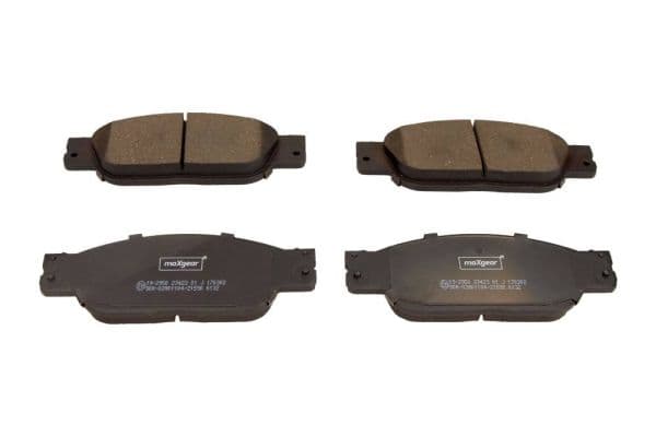 set placute frana,frana disc MAXGEAR 19-2950