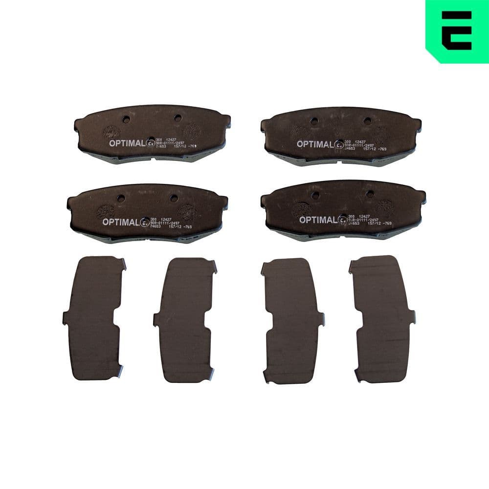 set placute frana,frana disc OPTIMAL BP-12427