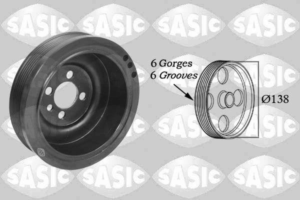 Fulie curea, arbore cotit SASIC 2156021