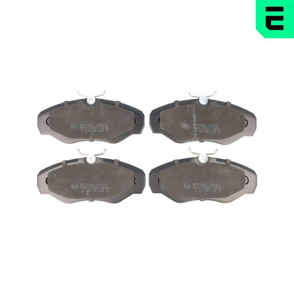 set placute frana,frana disc OPTIMAL BP-12014