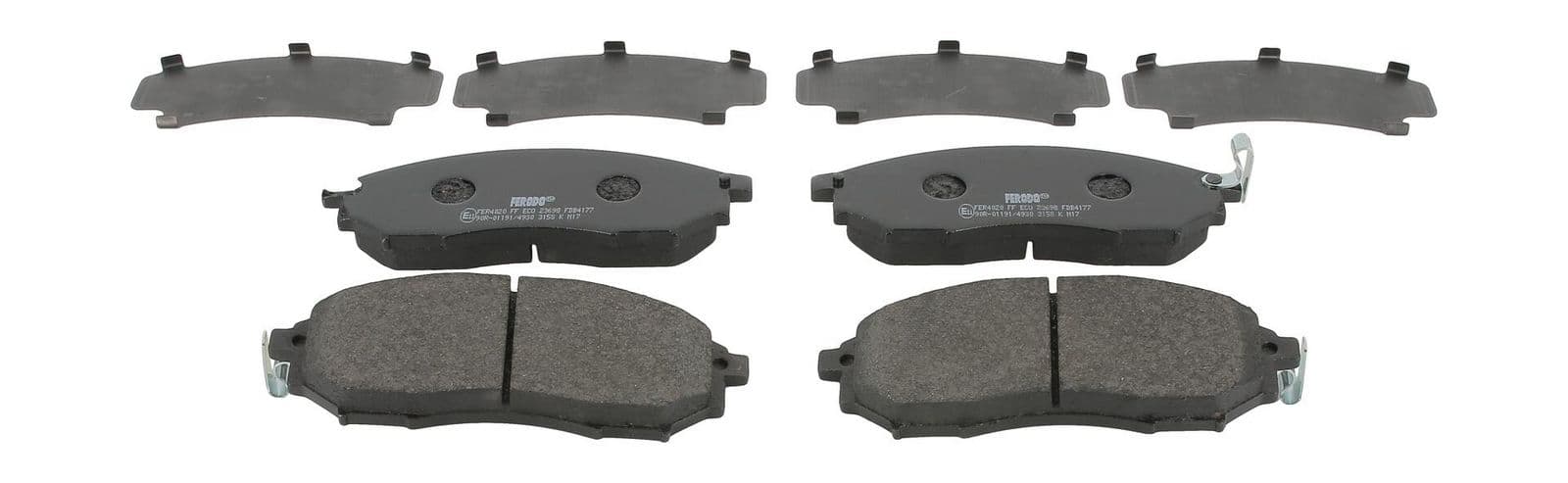 set placute frana,frana disc FERODO PREMIER ECO FRICTION FDB4177