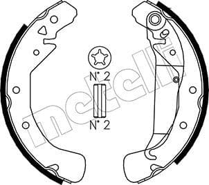 Set saboti frana METELLI 53-0311