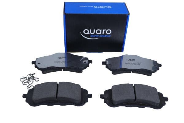 set placute frana,frana disc QUARO SILVER CERAMIC QP3860C