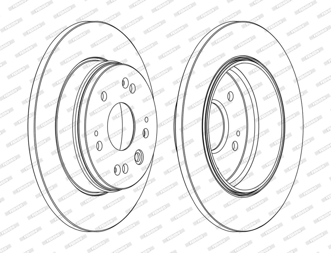 Disc frana FERODO DDF1540C