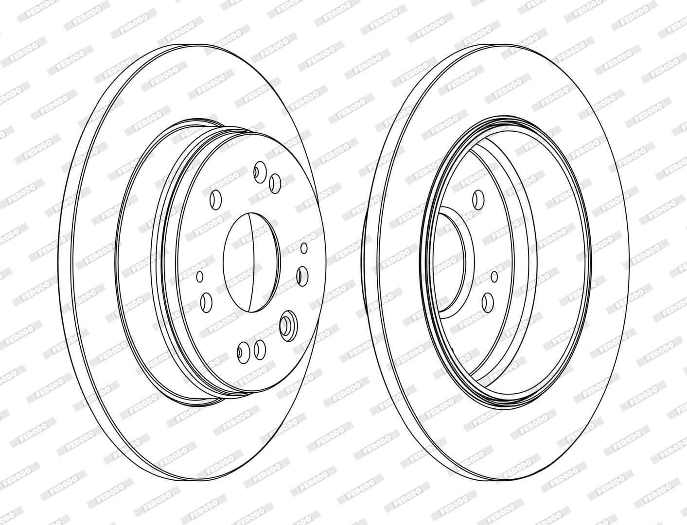Disc frana FERODO DDF1540C