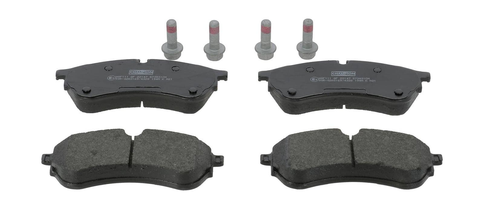 set placute frana,frana disc CHAMPION 573831CH