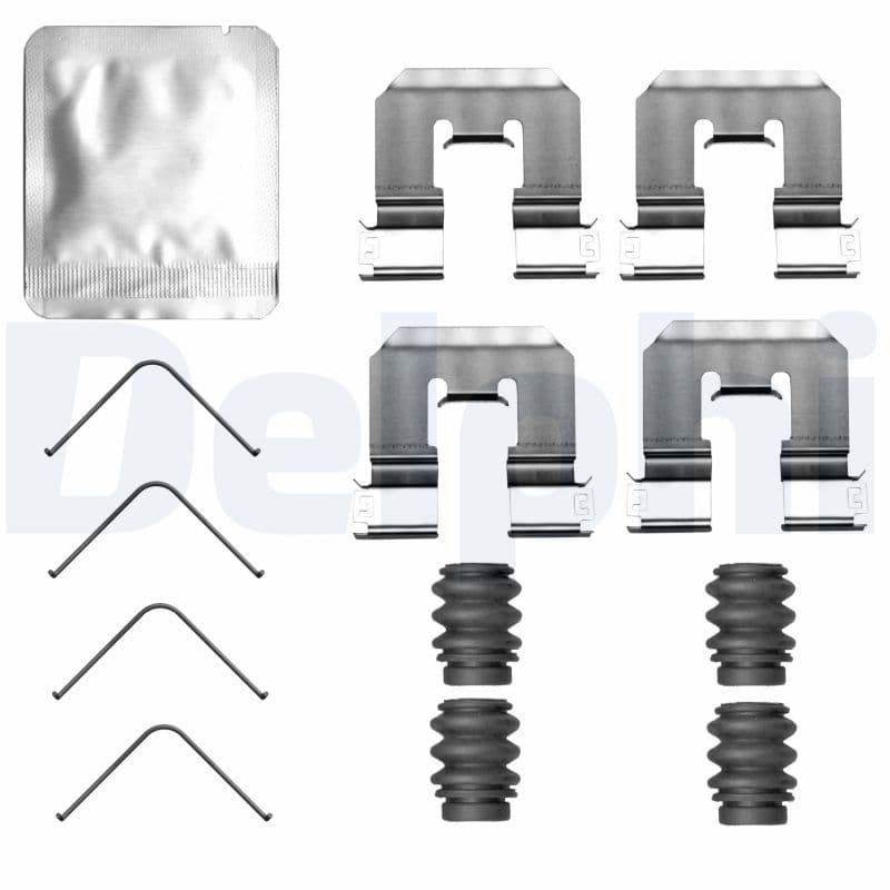 Set accesorii, placute frana DELPHI LX0816