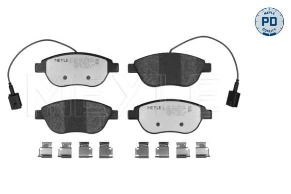 set placute frana,frana disc MEYLE -PD: Advanced performance and design. 025 237 0918/PD